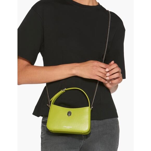 Kurt Geiger London Mini Bond Leather Top Handle Crossbody - Picture 3 of 5